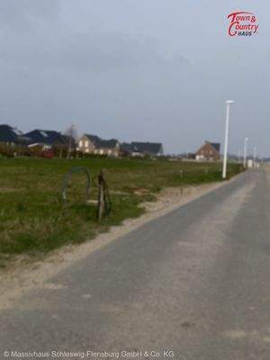 Blick auf das Baugebiet