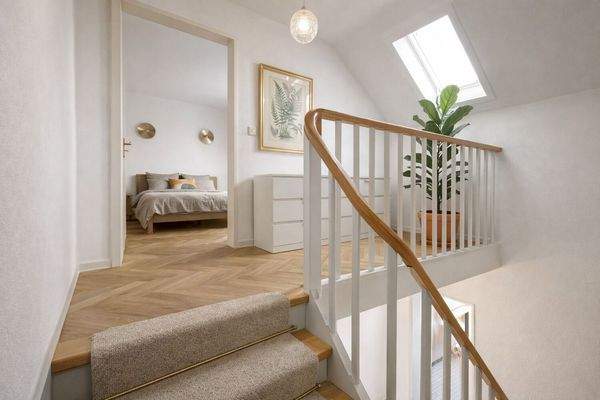 Flur Dachgeschoss illustriert