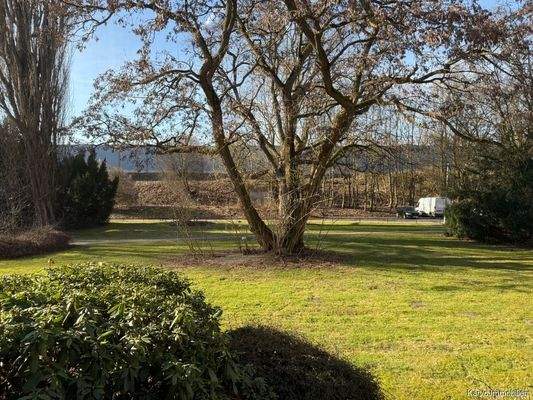 Blick vom Wohnzimmer