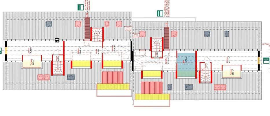 Ausschnitt Ausbaumöglichkeit weitere Pläne bei Anfrage