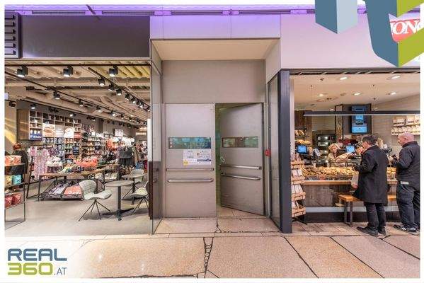 Zugang zur Fläche vom Shopping Center aus