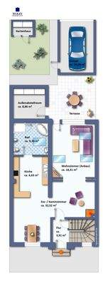 Grundriss EG - nicht maßstabsgetreu