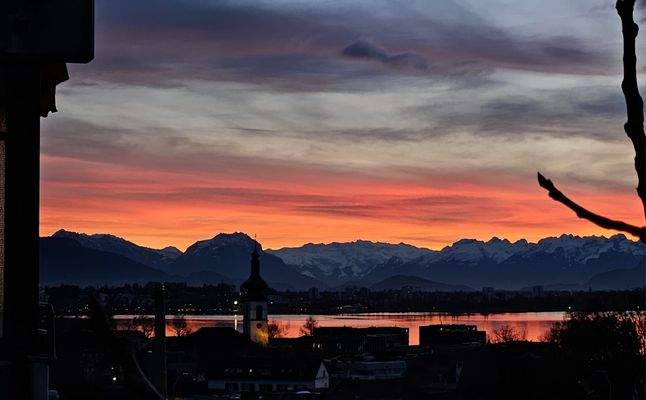 14 Sonnenuntergang am Bodensee