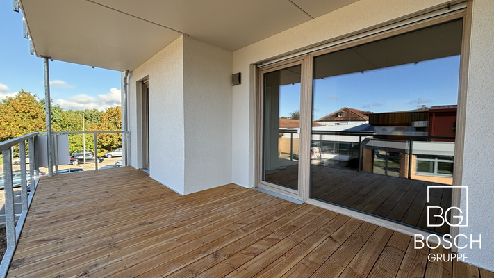 Balkon mit Südwestausrichtung