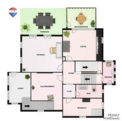 Erdgeschoss Grundriss