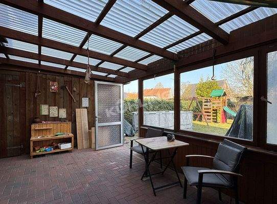 Überdachte Terrasse