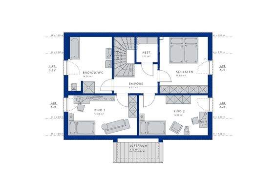 Obergeschoss veränderbar