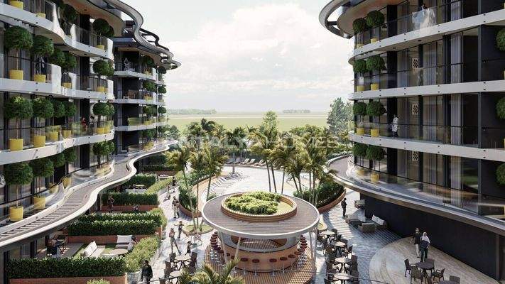 Sea and City View Apartments in Alanya Oba