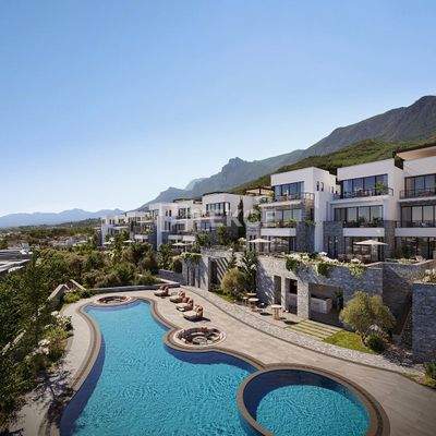 Apartments in a Complex with Rich Facilities in Alsancak