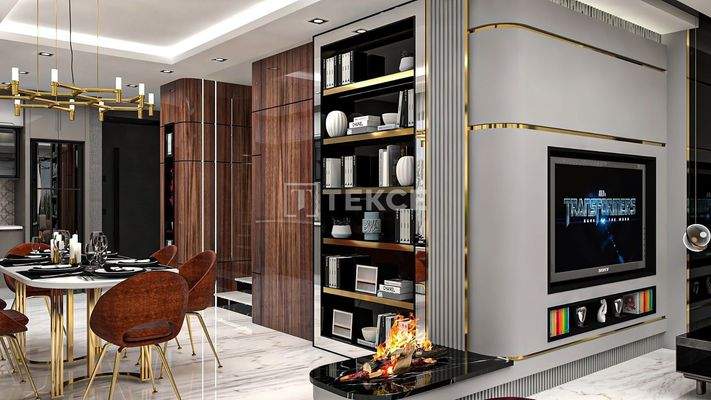 Elegant Detached Villa for Sale in Alanya with Sea and City Views