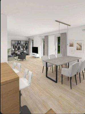 Beispiel Küche_Wohnzimmer Bungalow