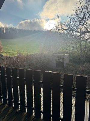 Aussicht Balkon Atelier