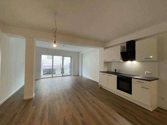 Offener Wohn-, Ess- und Kochbereich