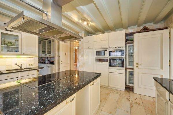 Blick in die Vorbereitungsküche