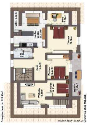 Grundriss Obergeschoss