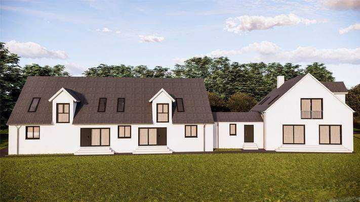 Visualisierung nach Umbau mit 2 FeWo