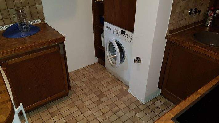 Waschmaschine in der Wohnung