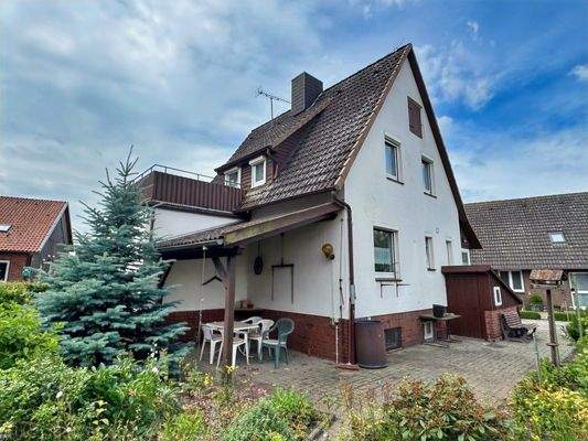 Blick aus dem Garten