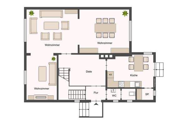 Grundriss Erdgeschoss