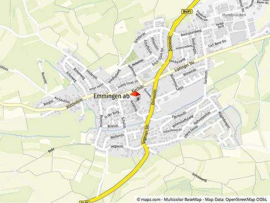 Geolyzer Kartenausschnitt