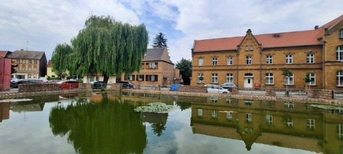 Ansicht vom Stadtzentrum mit MFH