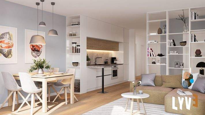 Visualisierung 3 Zimmer