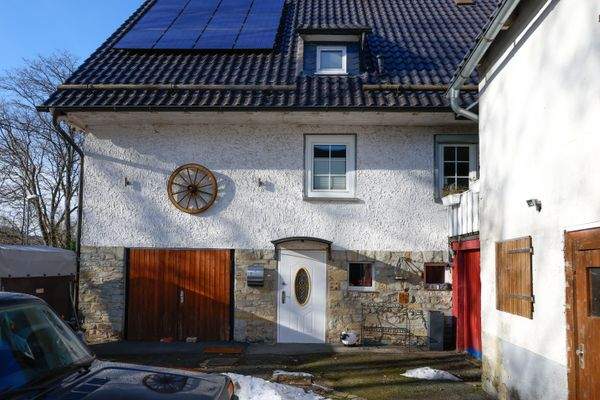 Eingangstür vom Hof aus