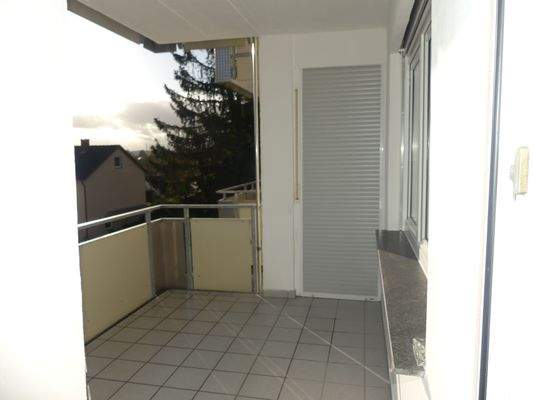 Balkon mit Abstellbereich