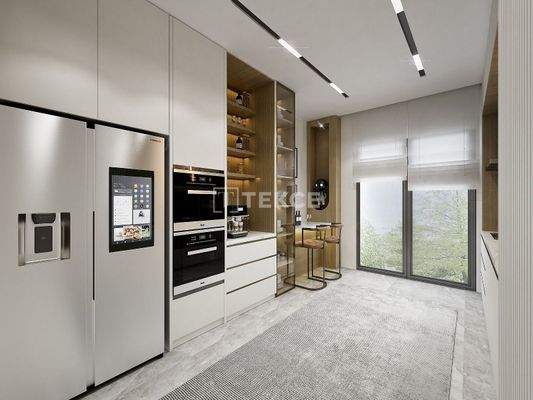 Semi-Detached Villas with Pool in Garden in İzmir Urla