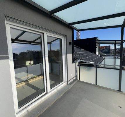 Balkon Musterwohnung