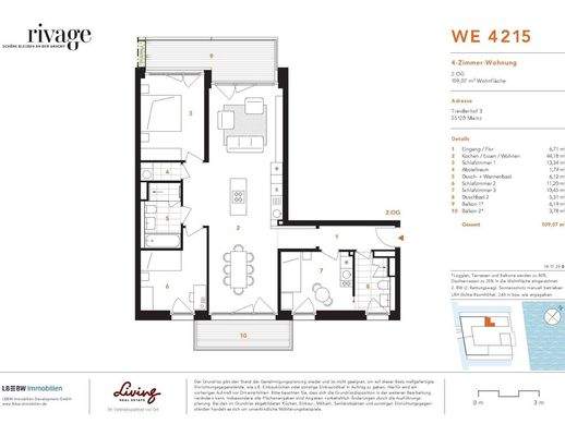 Grundriss WE 4215 Rivage