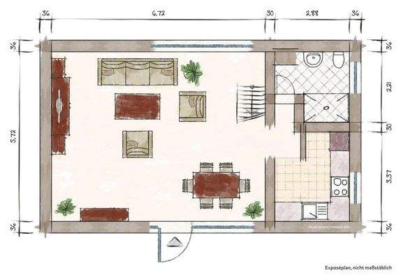 Grundriss Gästehaus EG