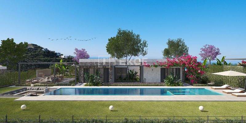 Detached Sea-View Villas with Private Pools in Gümüşlük Bodrum