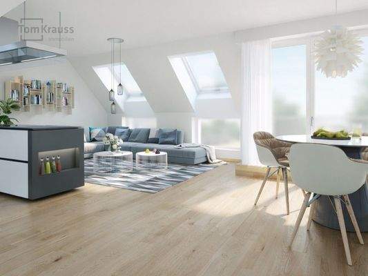 Moderne Wohnküche (Symbolbild)