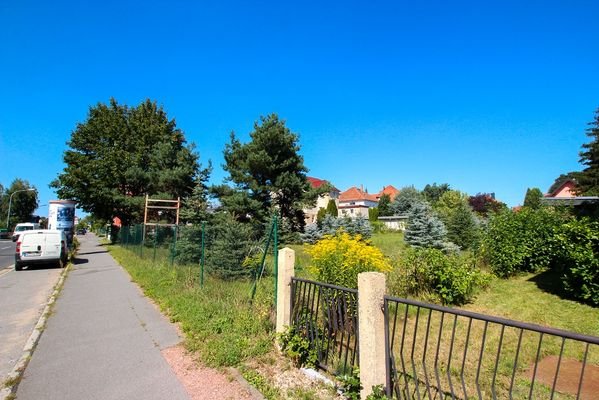 Blick Richtung Dresdner Straße