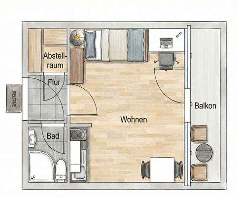 Grundriss / Floor Plan