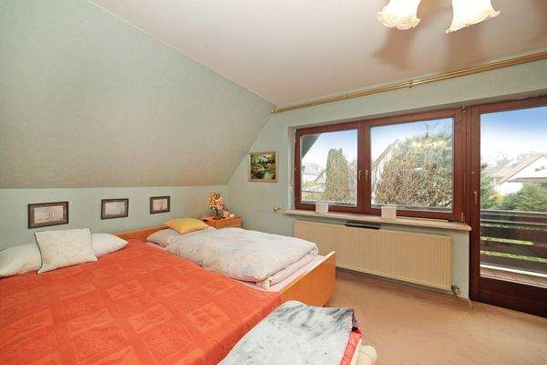 Schlafzimmer im Dachgeschoss