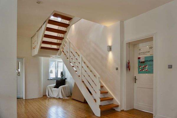 Treppe zum Dachgeschoss