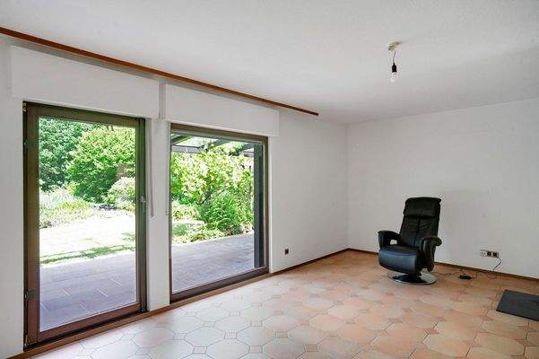 Wohnbereich mit Übergang