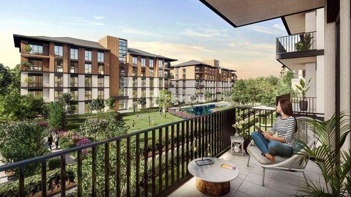 Spacious Apartments in Istanbul Basaksehir with Swimming Pool