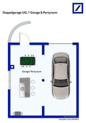 Doppelgarage  UG - Garage & Partyraum