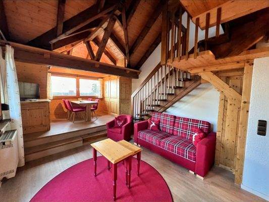 Ess- und Wohnbereich - Wohnung 3