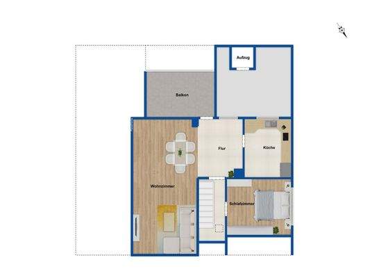 Grundriss Obergeschoss