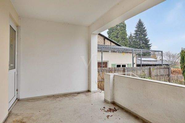 Loggia - abgehend vom Erdgeschoss