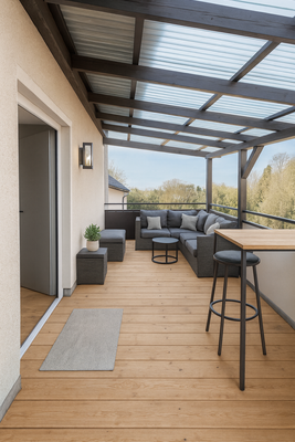 Balkon Visualisierung