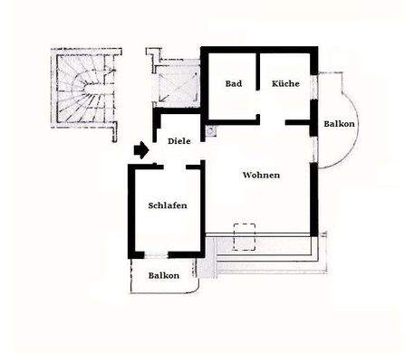 Grundriss ohne Maßstab