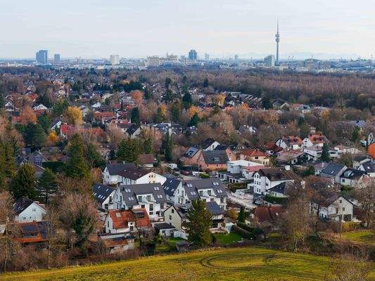 Blick über München-Fasanerie