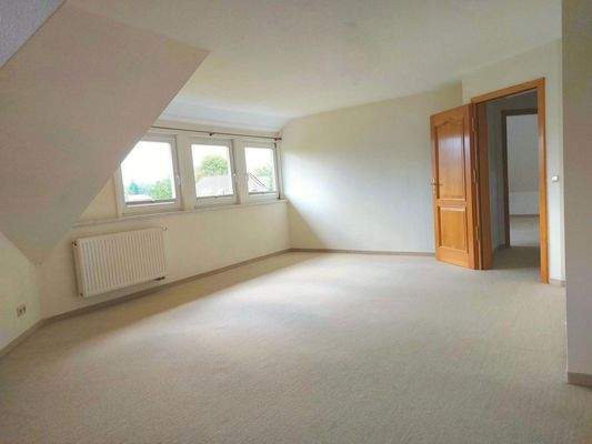 Schlafzimmer mit Bad