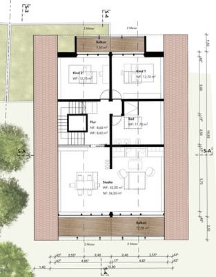 Grundriss Studio
