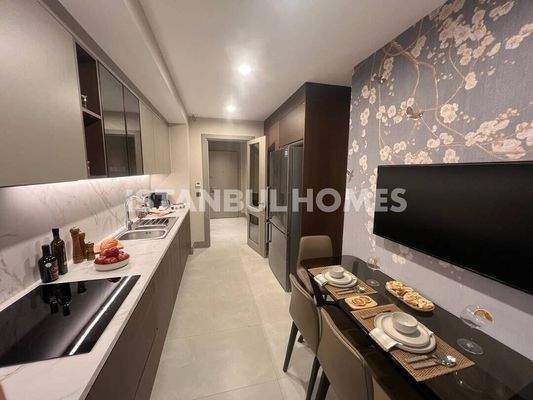 Flats with Sea and Princes' Islands Views in Maltepe
